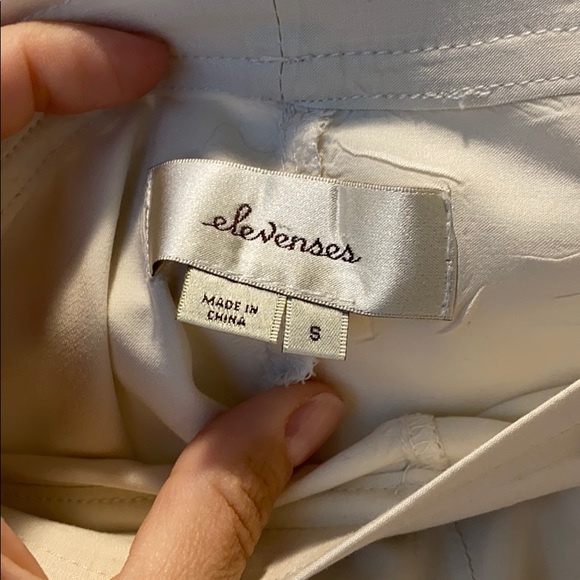 Anthropologie Elevenses cream lace shorts - Picture 4 of 4